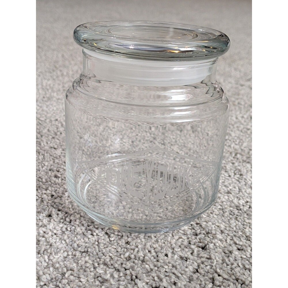 Universal Studios Harry Potter HONEYDUKES Glass Canister Apothecary Jar Great